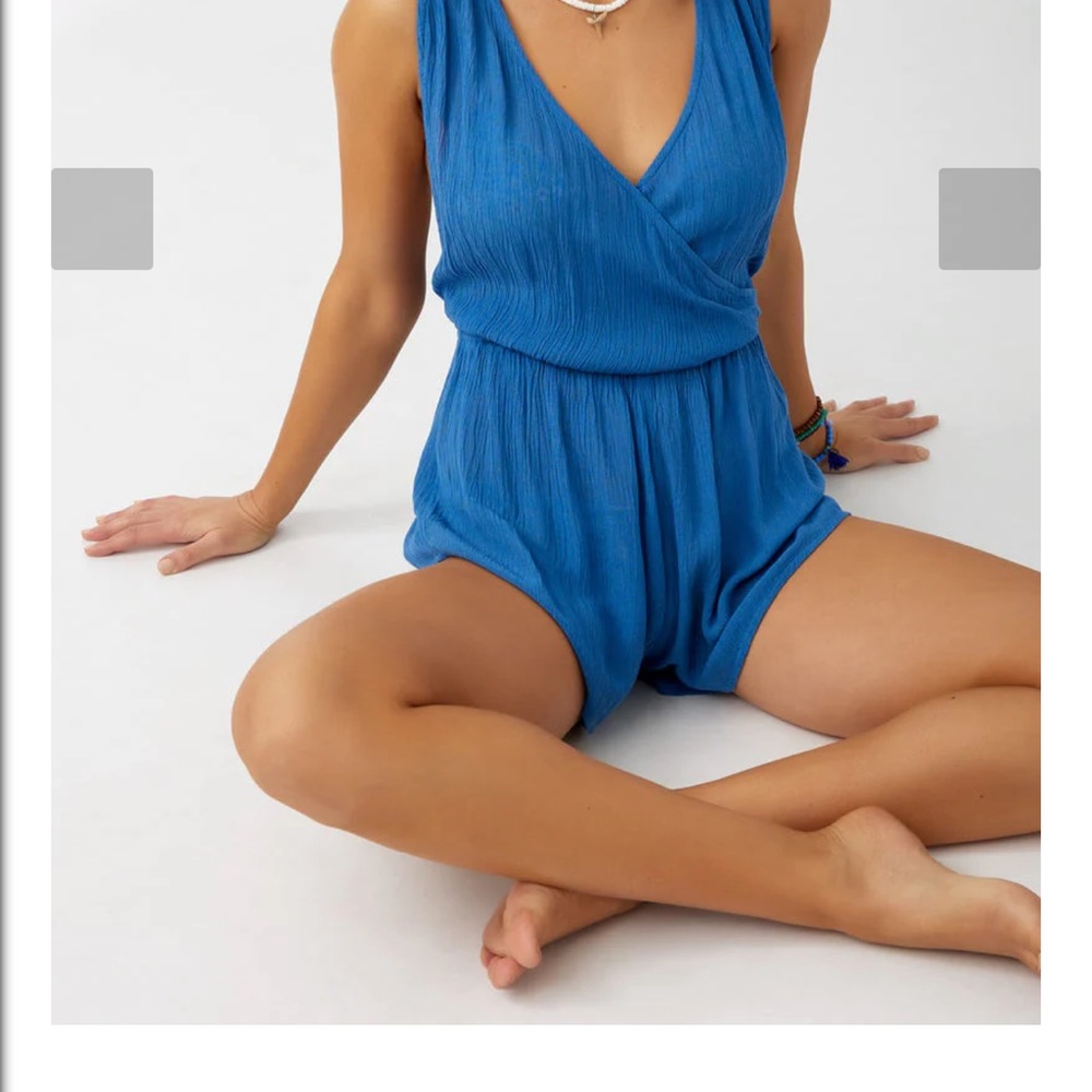 NWT O’Neill Cantina Blue Romper Coverup xxl
